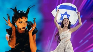 srail protestolar ve Filistin'e destek mesajlarnn damga vurduu Eurovision'u "svire" kazand