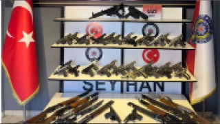 Adana'da 54 ruhsatsz silah ele geirildi, 373 kii yakaland