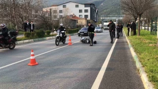 Bursa'da kazaya karan motosiklet srcs hayatn kaybetti