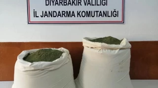 Diyarbakr'da 68 kilogram esrar ele geirildi