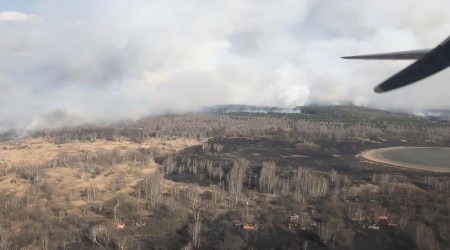 ernobilde radyasyon seviyesi 16 kat artt