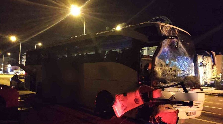 Giresun'da otobüs kazası: 4 yaralı