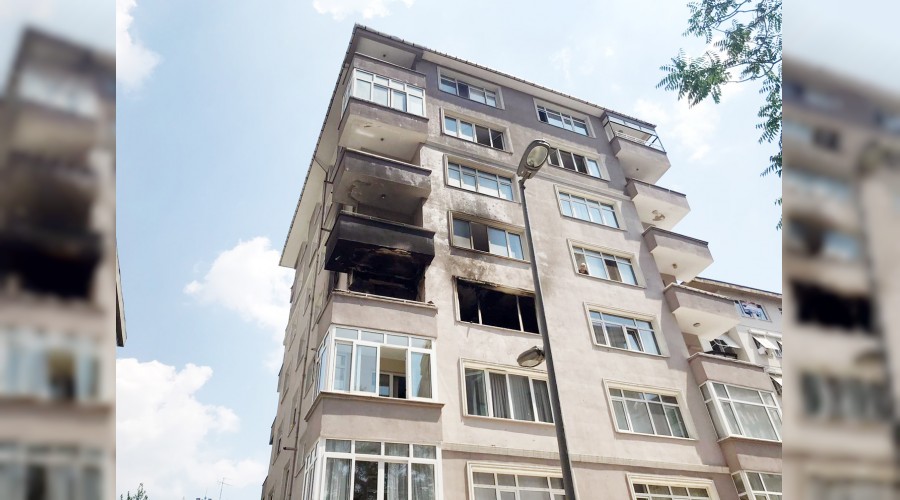 Yangın çıkan binada can pazarı 2 ÖLÜ