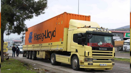 Samsun'da şüpheli konteyner nakliyatı