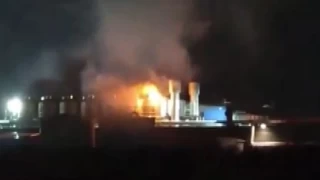 Gaziantep'te geri dönüşüm fabrikasında yangın