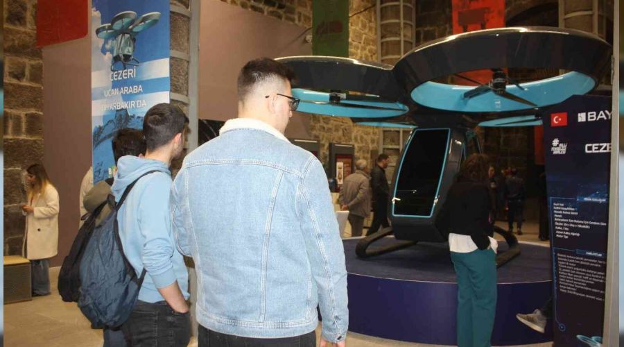 İlk milli uçan arabaya Diyarbakır'da yoğun ilgi