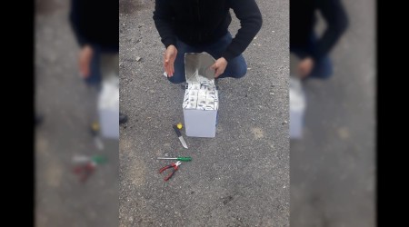 Sigaraları yağ tenekesine zulalamışlar