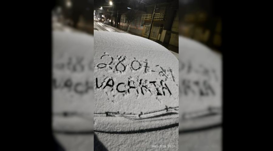 Brezilya'da kar yağışı etkili oluyor