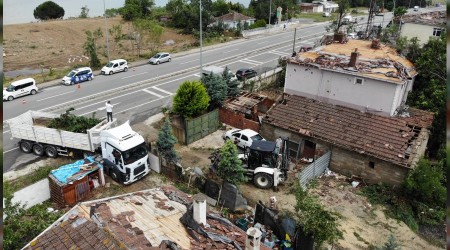 Hortum'un vurduu atalca'da yaralar sarlyor 