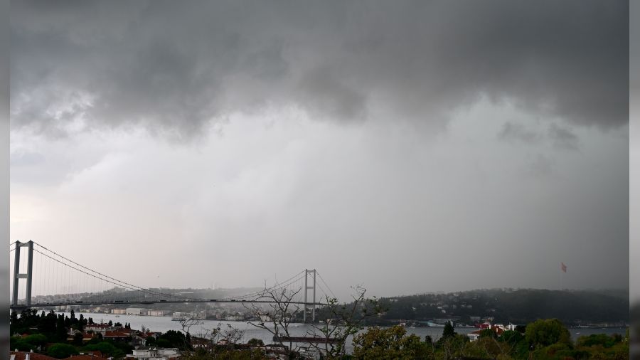 stanbul'da saanak etkili oldu