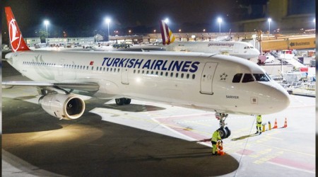 THY uçağında türbülans şoku