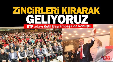 Zincirleri kırarak çığ gibi geliyoruz