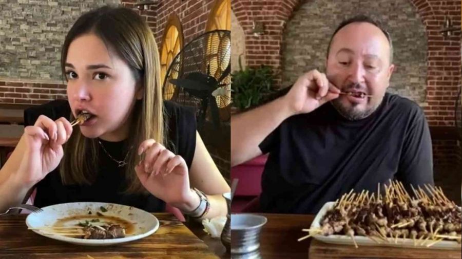 54 kiloluk genç kız 43 dakikada 240 çöp şiş yedi