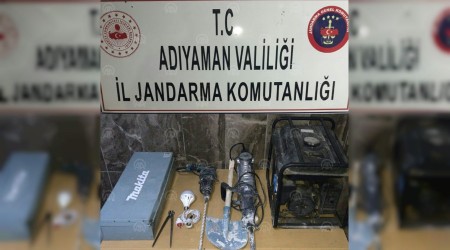 Adıyaman'da kaçak kazı operasyonu