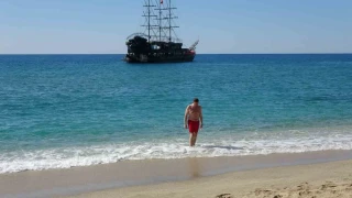 Alanya'da mart güneşi: Hava sıcaklığı 18'e çıktı