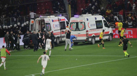 Altay kalecisine korner direğiyle yaralayan saldırgan tutuklandı