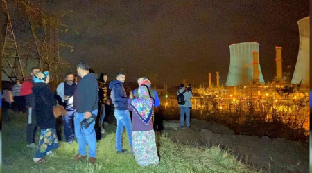 Doğalgaz santralinde trafo patladı