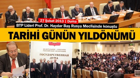 Duma'da tarihi gnn yldnm