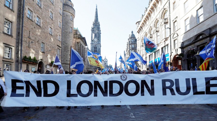 İskoçlar bağımsızlık için yürüdü