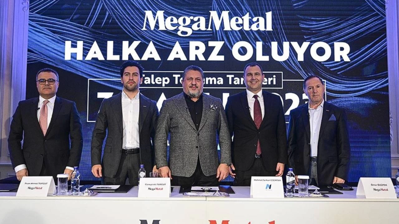 Mega Metal'in halka arzında talep sayısı 4 milyona yaklaştı