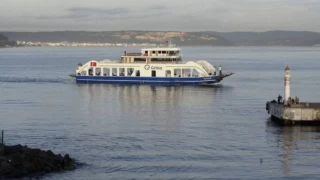 anakkale-Eceabat hattnda feribot seferleri iptal edildi