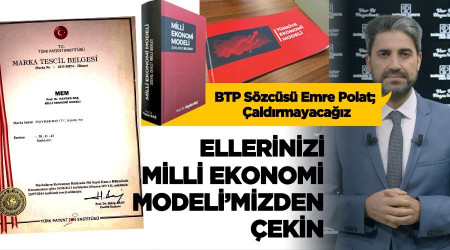 Ellerinizi Milli Ekonomi Modelimizden ekin !