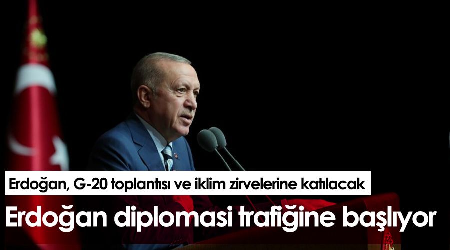Erdoğan diplomasi trafiğine başlıyor