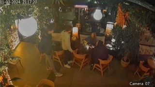 Eylem Tok'un kazadan önce oğluyla kafede buluştuğu ve kaza haberini aldığı anlar kamerada