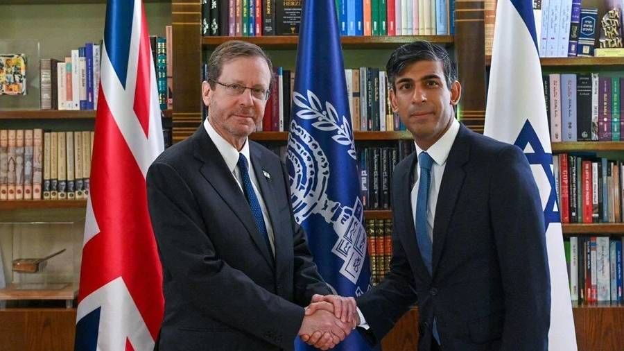 İsrail Cumhurbaşkanı Herzog, katliamlarını saklamayan BBC'yi İngiltere Başbakanı Sunak'a şikayet etti