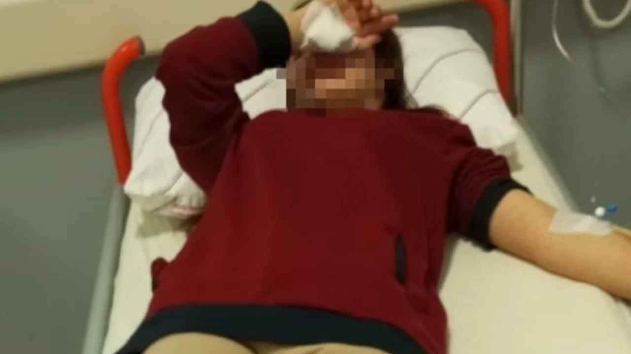 Köpeklerden korkarak kaçmak isteyen öğrenci düşerek yaralandı