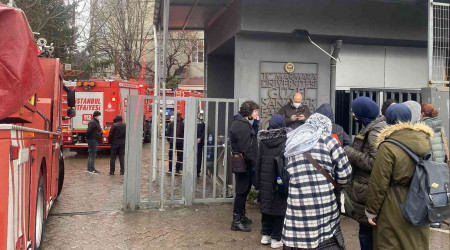 Marmara Üniversitesi'nde yangın paniği