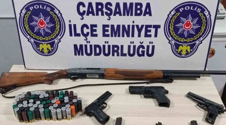 Sosyal medyada silahla ateş açtığı görüntü paylaşınca yakalandı