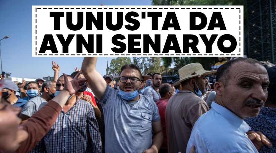 Tunus'ta da aynı senaryo