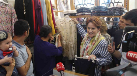 Akener, Manisa'da esnaf ziyareti yapt