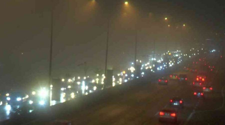 İstanbul'da sis etkili oldu, Kız Kulesi kayboldu