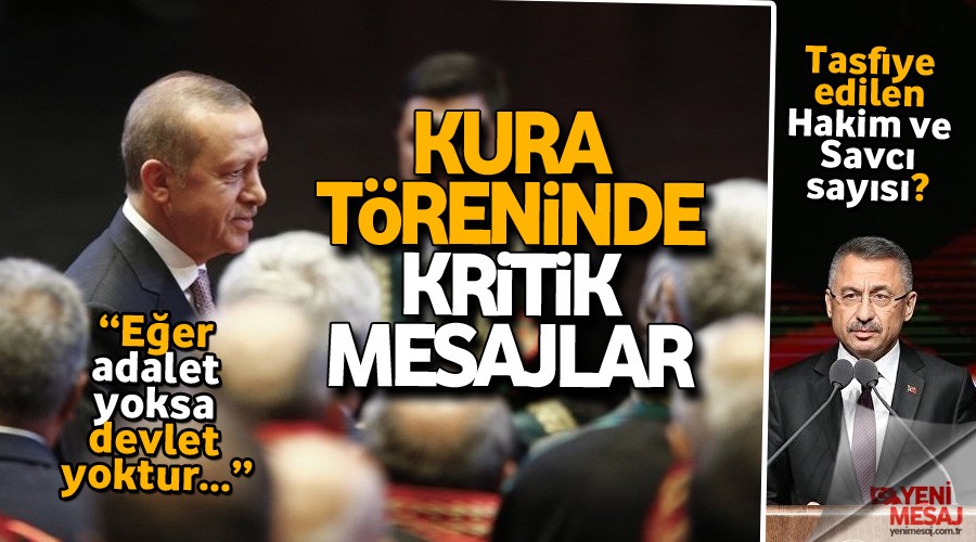 Kritik mesajlar! Adalet yoksa devlet yoktur...