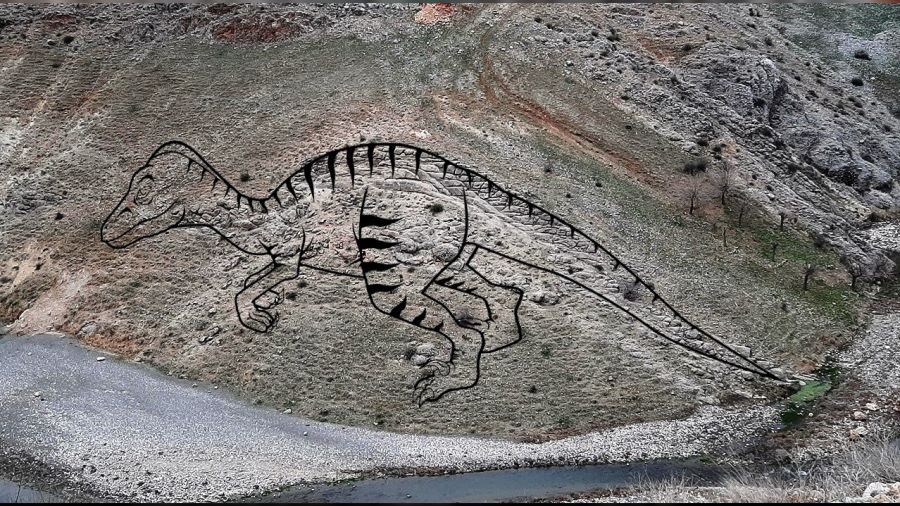 Adıyaman'da Dinazor Tepesi büyük ilgi çekiyor