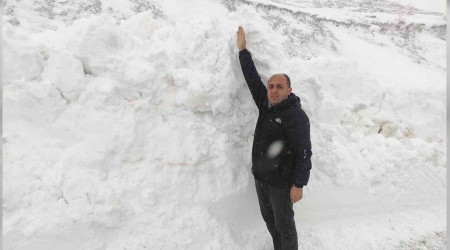 Batman'da kar kalınlığı 2 metreyi aştı