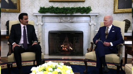 Biden ve Katar Emiri Beyaz Saray'da görüştü