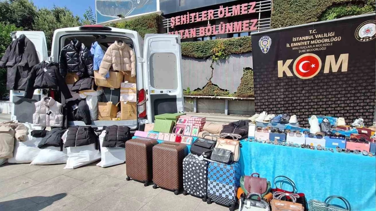İstanbul'da 54 milyon liralık sahte ürün ele geçirildi