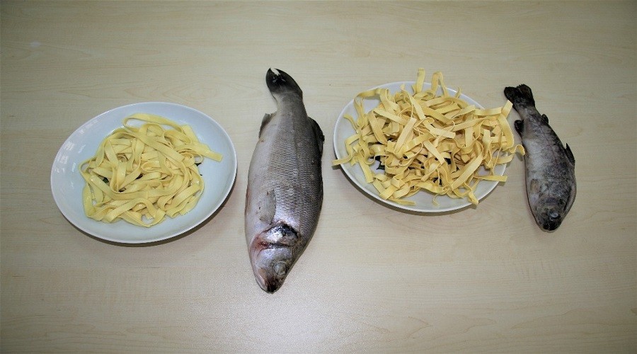 Kılçıklı balık makarnası