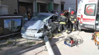 Konya'da ii servisi ile otomobil arpt: 5 yaral