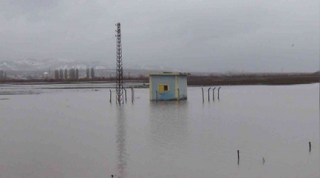 Taan Kars ay tarm arazilerini sular altnda brakt