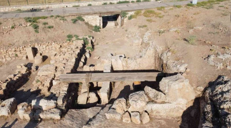 Üzüm sıkmada bin 700 yıllık teknik kullanılıyor