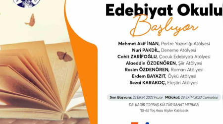 'Yedi Güzel' edebiyat okulu 2'nci kez başlıyor