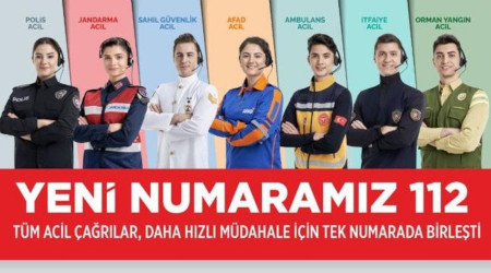 Acil numaralar 112'de birleşti