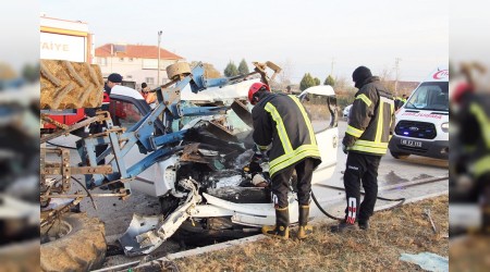 Aşırı hız kaza getirdi