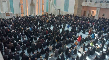 'Asrn felaketi'nde hayatn kaybedenler iin gyabi cenaze namaz klnd