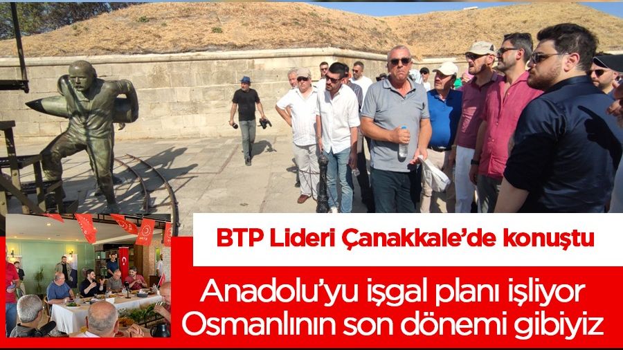 BTP lideri Hseyin Ba anakkale'de konutu