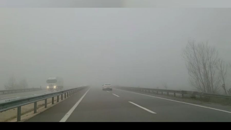 Bursa’da sis etkili oluyor